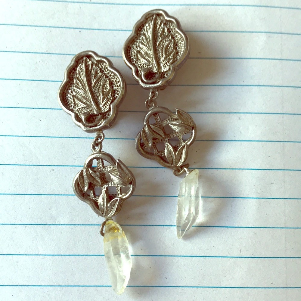 Gerard Yosca Vintage Drop Earrings